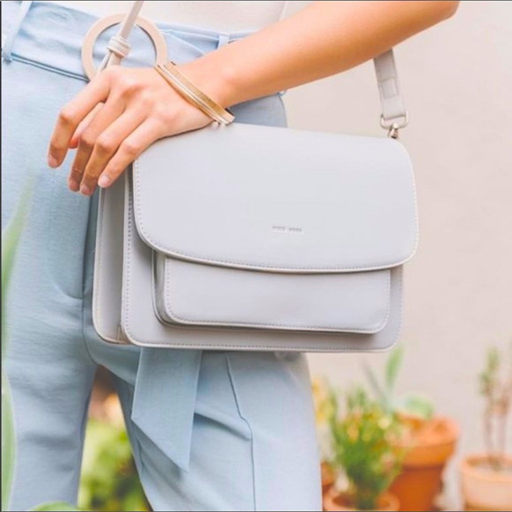 Vegan crossbody bag with compartments NEW